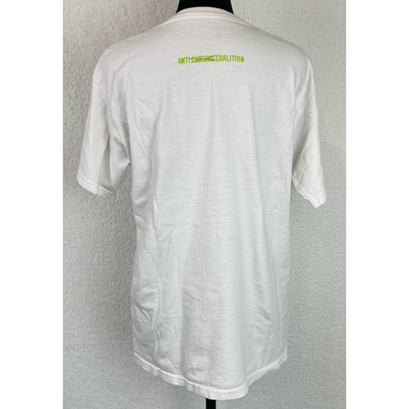 DC • Dyrdek White Anti-Cursing Coalition Short Sleeve Graphic Tee - Picture 5 of 11